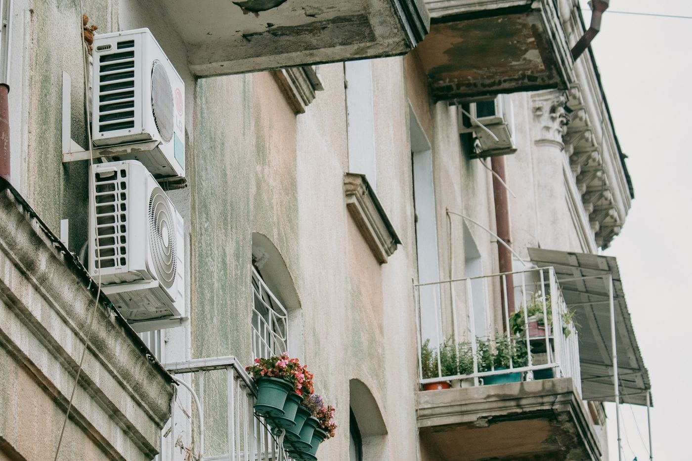 Betonarme apartman binası dış cephesi